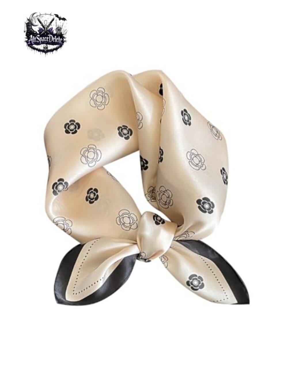 100% Mulberry Silk Square Scarf 21x21 Neckerchief